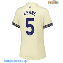 Camisa de time de futebol Everton Michael Keane #5 Replicas 2º Equipamento Feminina 2025-26 Manga Curta